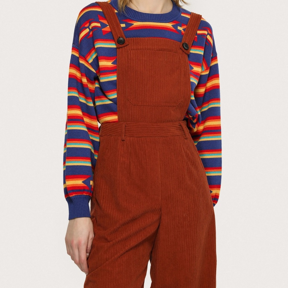 Corduroy wide, leg jumpsuit CIDER